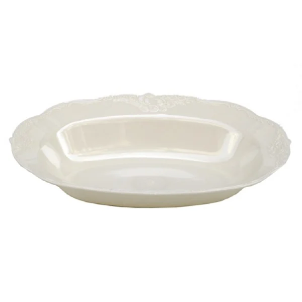 קערות פלסטיק וינטג' - קרם