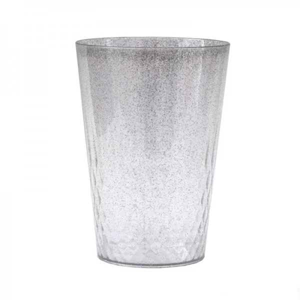 כוסות פלסטיק וינטג' - זהב נוצץ