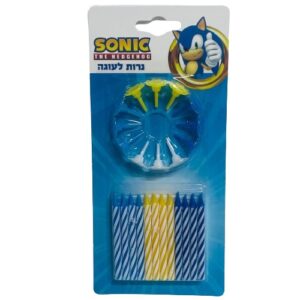 נרות לעוגה - סוניק