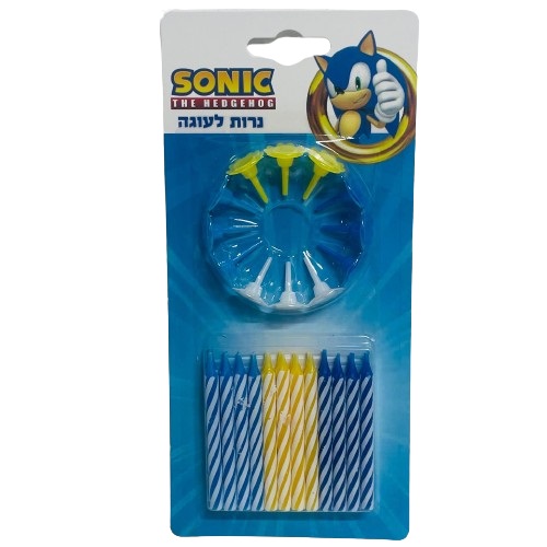 נרות לעוגה - סוניק