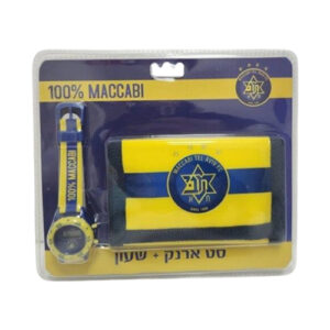 סט ארנק ושעון - מכבי תל אביב