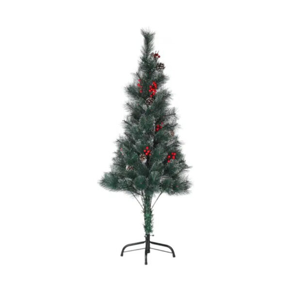 עץ חג המולד עם שלג ואצטרובלים 1.20 ס"מ