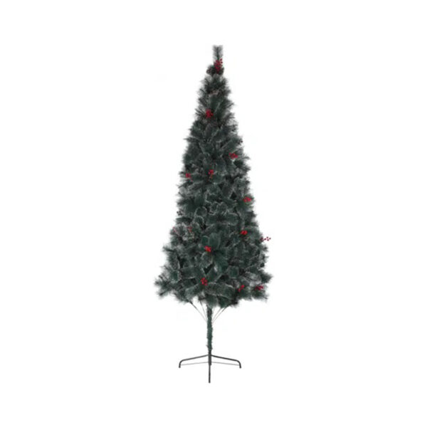 עץ חג המולד עם שלג ואצטרובלים 2.40 ס"מ