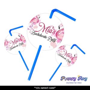 תוויות לקשיות - פלמינגו (10 יח')