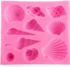 תבנית סיליקון - הטבעה צדפות