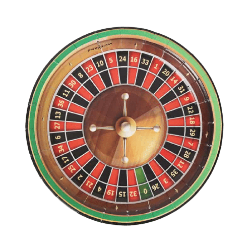 צלחות נייר מתכלה קטנות - קזינו