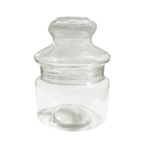 קופסת פלסטיק קטנה עם הברגה