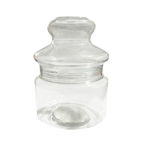 קופסת פלסטיק קטנה עם הברגה