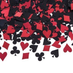 קונפטי לקישוט - קזינו