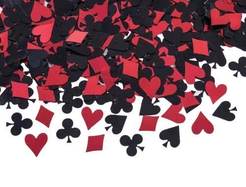 קונפטי לקישוט - קזינו