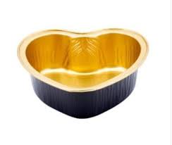 תבנית אלומיניום עם מכסה -  לב גדול