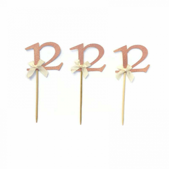 קיסמים עם פפיון - בת מצווה 12