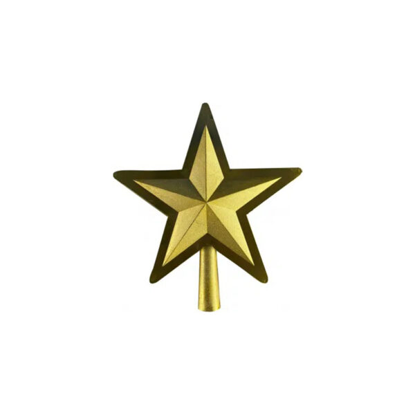 קישוט כוכב פלסטיק לכריסמס