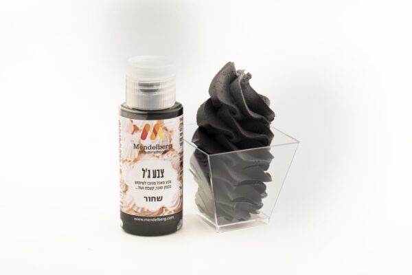 צבע ג'ל - שחור