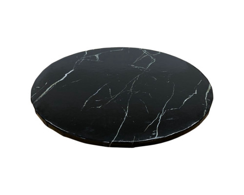 תחתית לעוגה 29 ס"מ - עיגול גרניט שחור