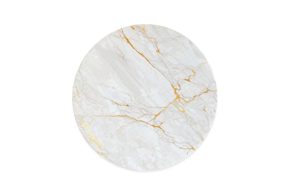 תחתית לעוגה 29 ס"מ - עיגול גרניט לבן