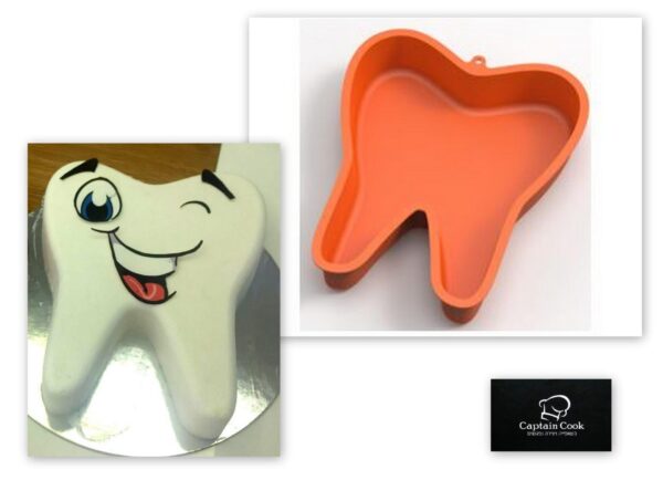 תבנית סיליקון - שן