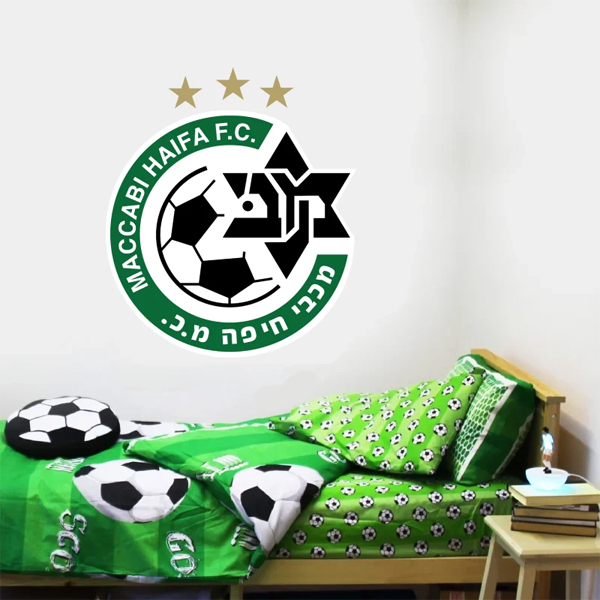 מדבקת קיר גדולה - מכבי חיפה