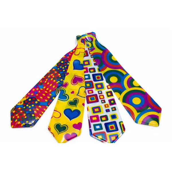 עניבות פלסטיק צבעוניות