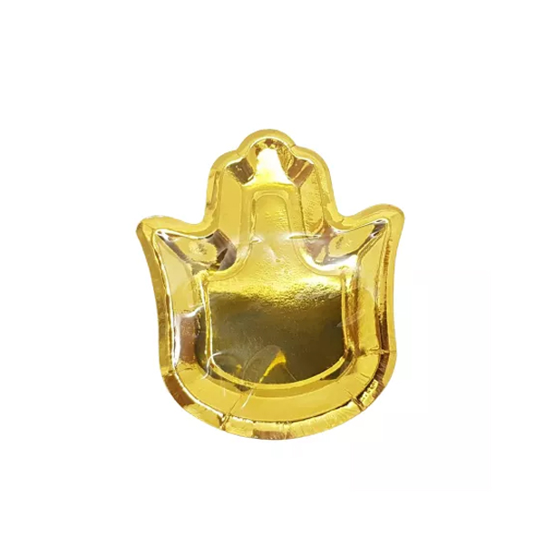 מיני צלוחיות נייר - חמסה זהב