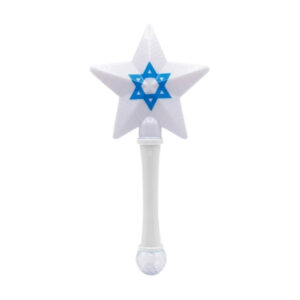 שרביט אורות כוכב מגן דוד - לבן