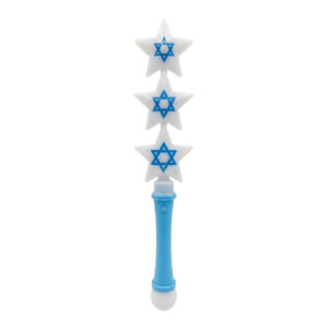 שרביט אורות כוכבים מגן דוד - תכלת