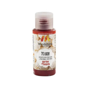 צבע ג'ל - אדום מטאלי