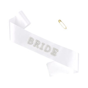 סרט כלה לבן - BRIDE פנינים