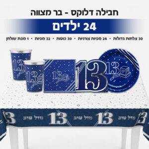 ‏‏חבילה דלוקס - בר מצווה 24 ילדים
