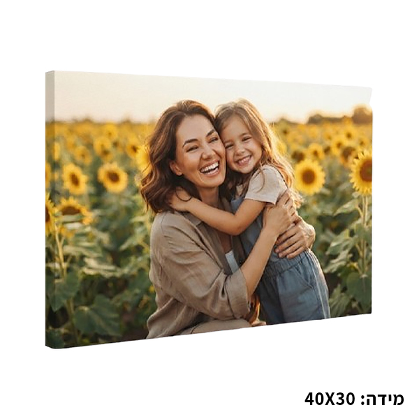 קנבס מודפס - 40X30 ס"מ